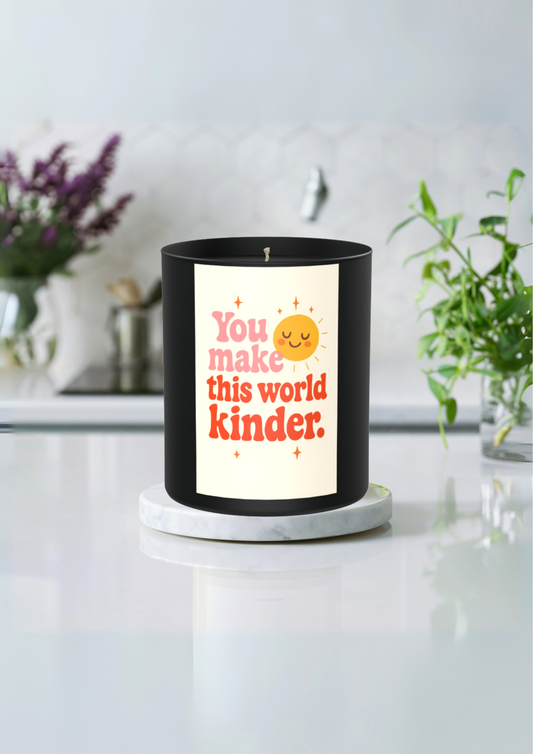 You make this world kinder 200g Black Candle ‘Dark Noir’
