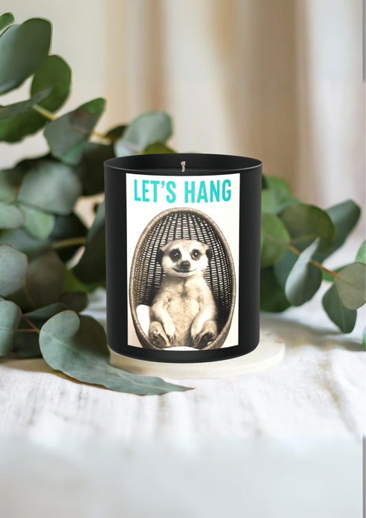 Let's Hang 200g Black Candle ‘Dark Noir’
