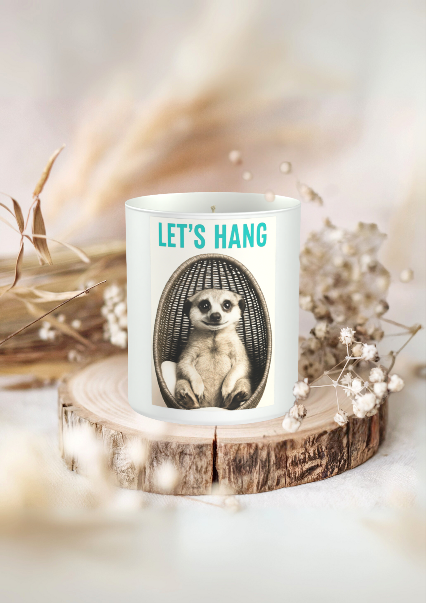 Lets Hang 200g White candle ‘Sandy Bay'