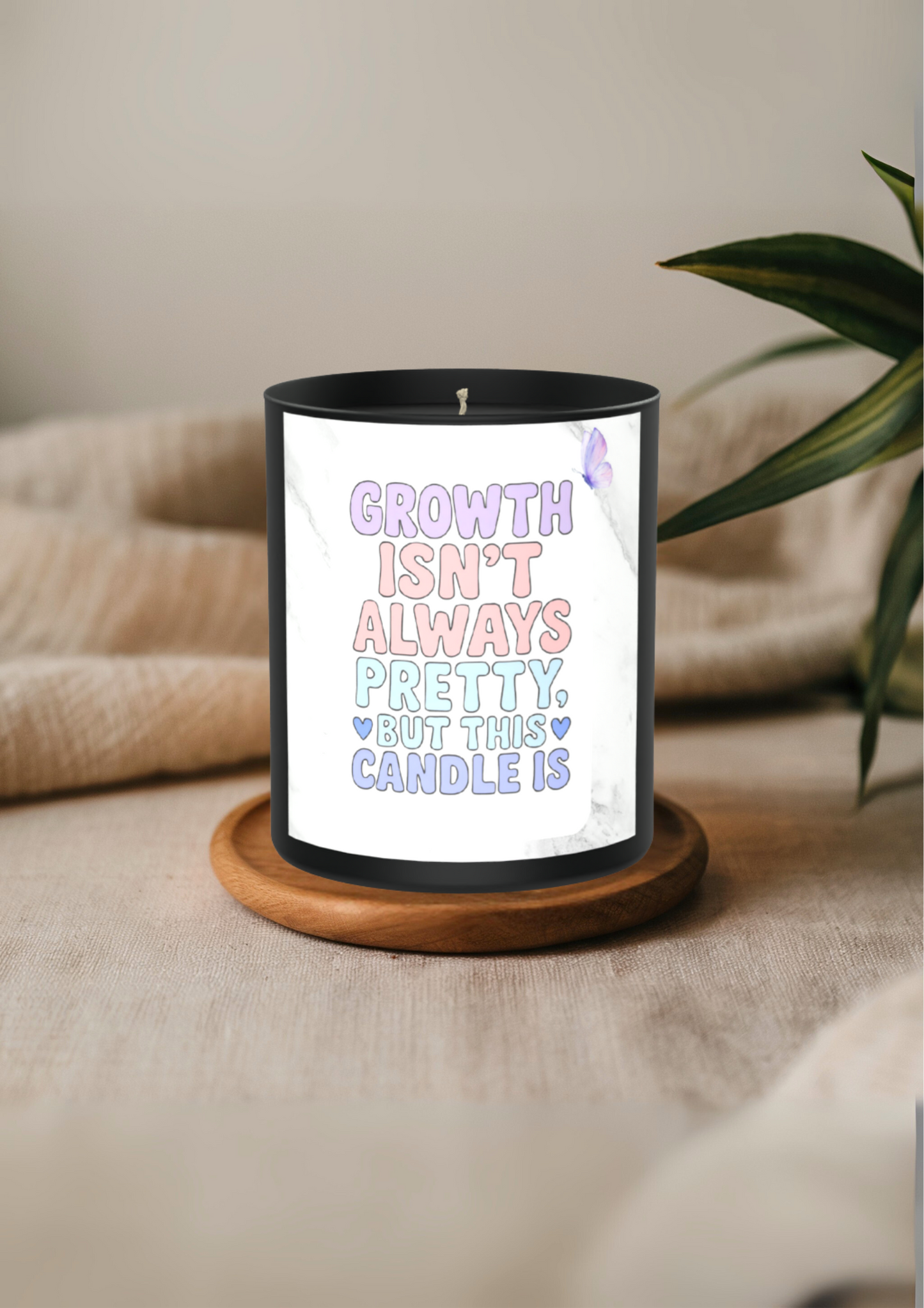 Growth Isn’t Always Pretty, But This Candle Is 200g Black Candle ‘Dark Noir’