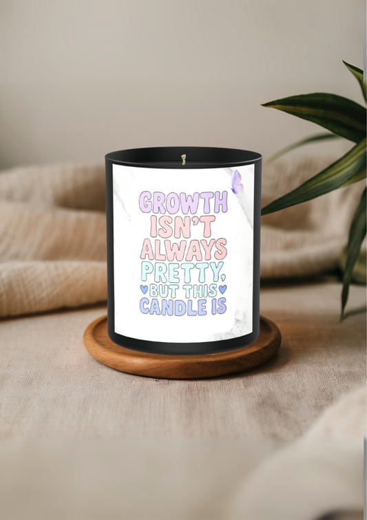 Growth Isn’t Always Pretty, But This Candle Is 200g Black Candle ‘Dark Noir’