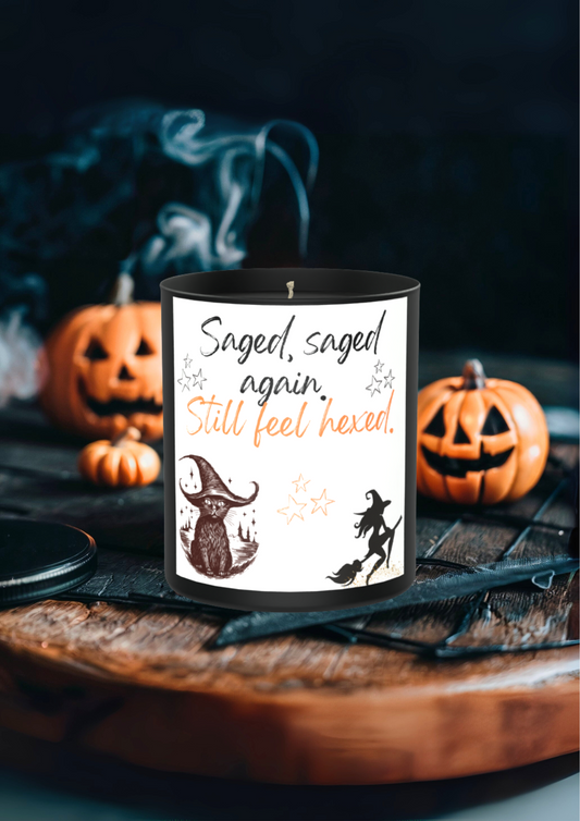 Saged, Saged again 200g Black Candle ‘Dark Noir’