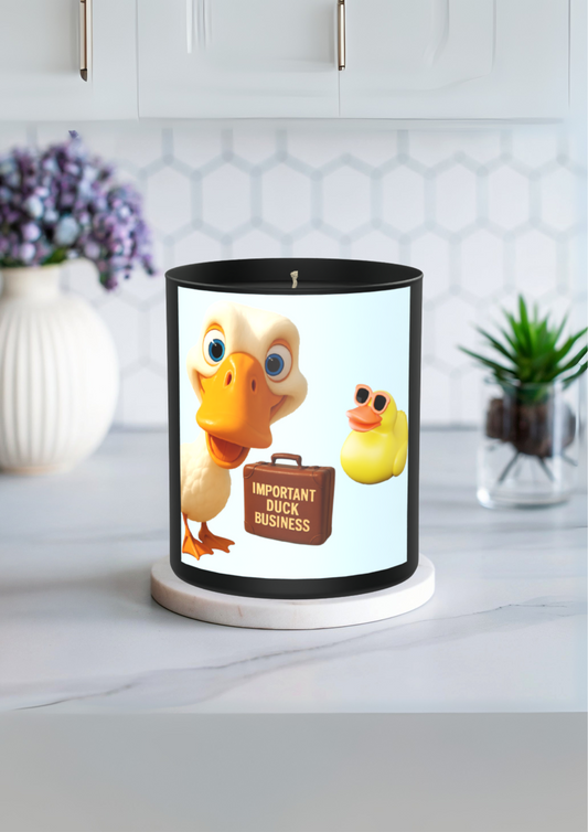 Important Duck Business 200g Black Candle ‘Dark Noir’
