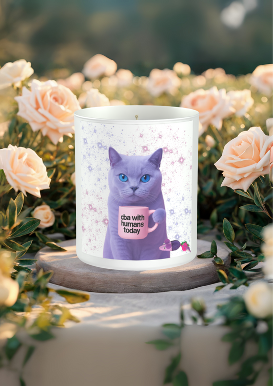 CBA With Humans Today Cat 200g White candle ‘Sandy Bay'