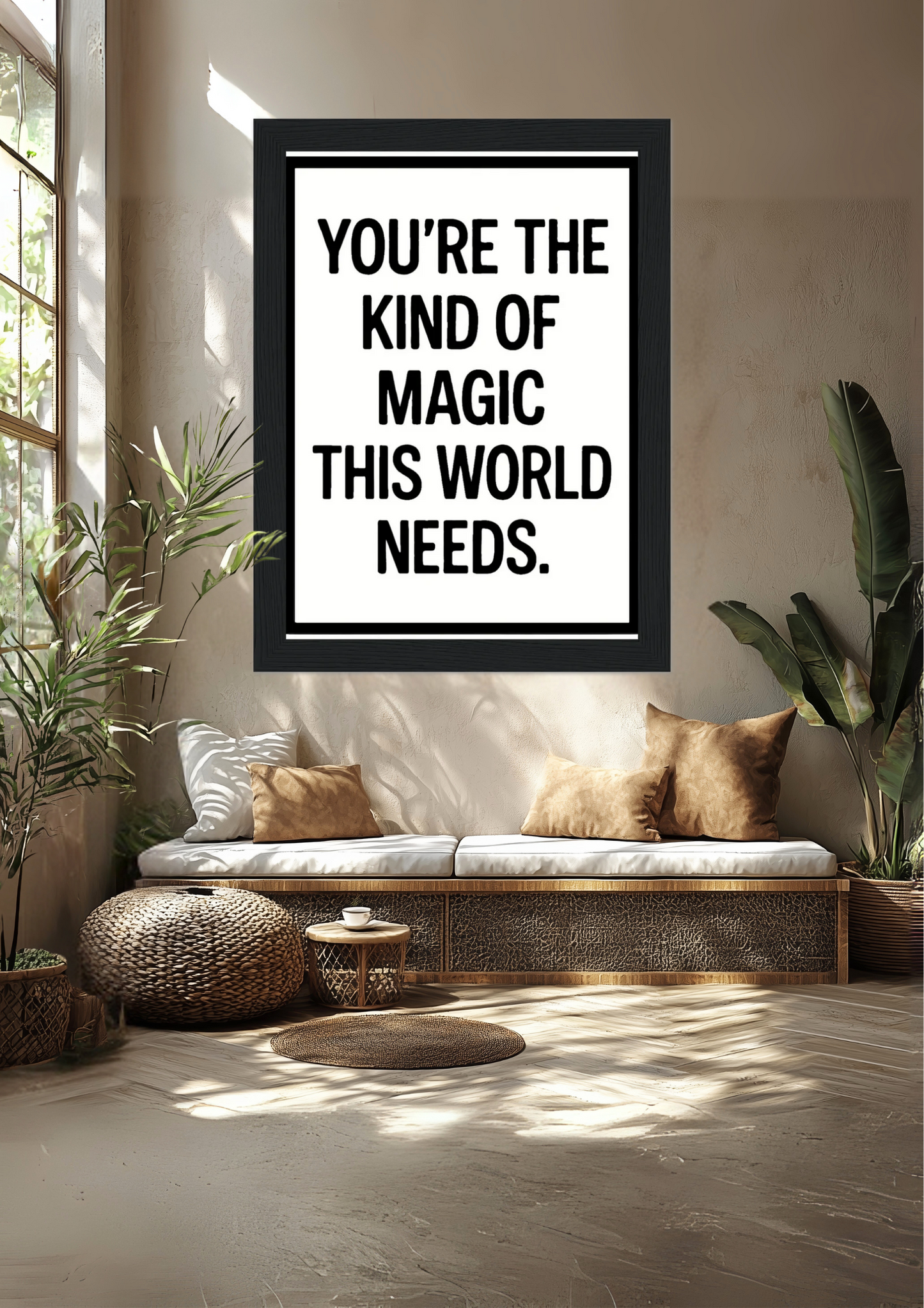 You're The Kind of Magic - Premium Semi-Glossy Paper Wooden Framed Poster