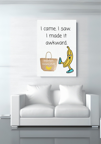 Banana Humour Canvas