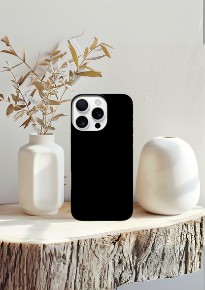 Void Shield – Midnight Black Tough Case for iPhone