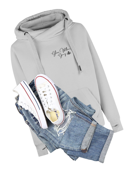 Cross Neck Hoodie Glow Within Gang