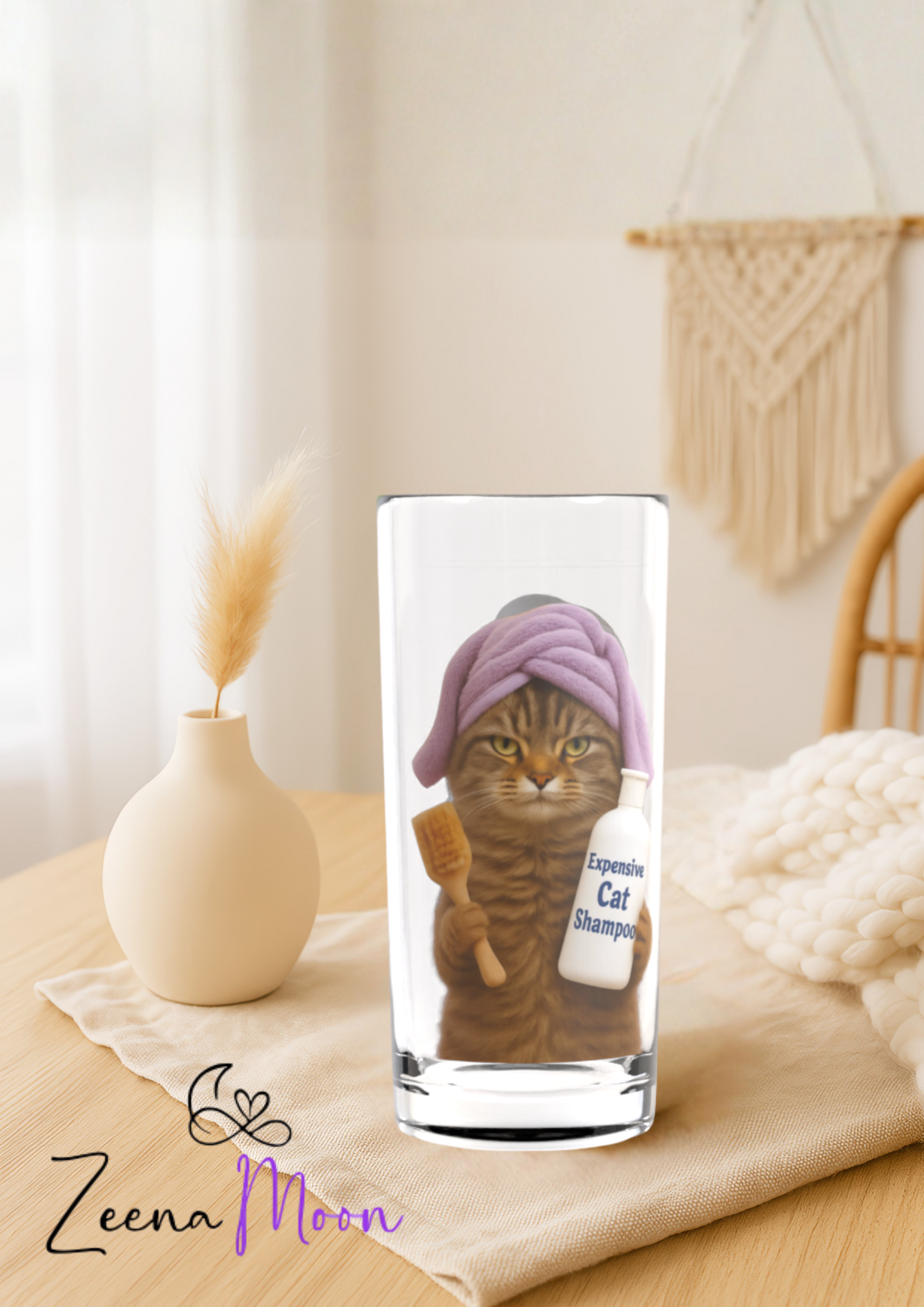 Expensive Cat Shampoo Highball Glass