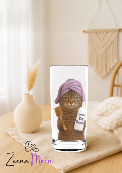 Expensive Cat Shampoo Highball Glass