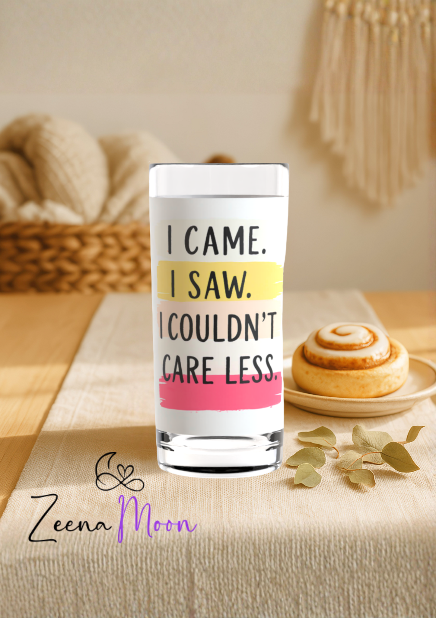 I came, I saw Highball Glass