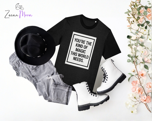 Kind of Magic 100% organic ringspun combed cotton premium T-shirt