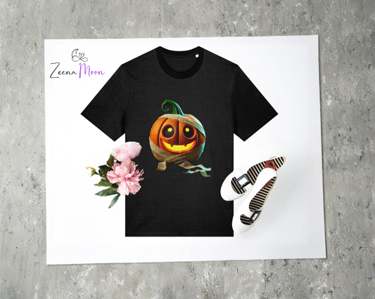 Pumpkin Mummy 100% organic ringspun combed cotton premium T-shirt