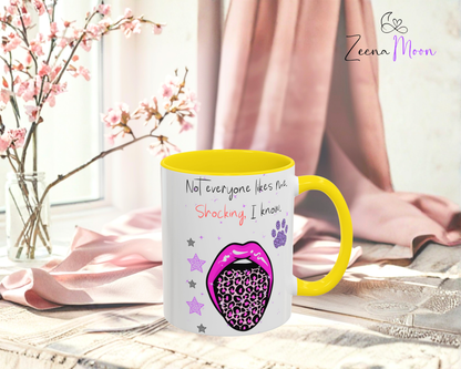 Sassy Accent Coffee Mug, Funny Coffee Cup, Cat Lover Gift, Unique Mug for Pet Owners, Birthday Gift for Her