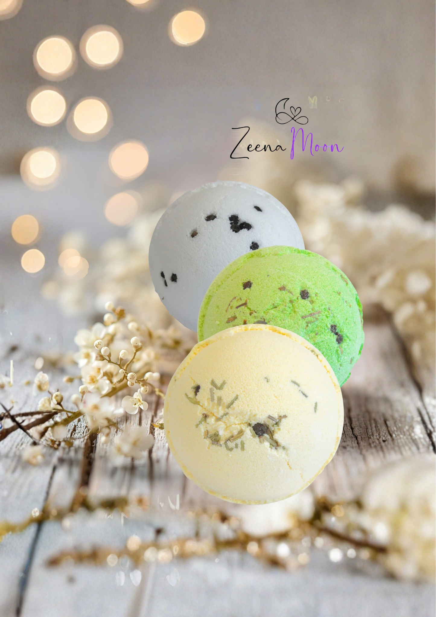 Set of Three Gin & Tonic Bath Bombs
