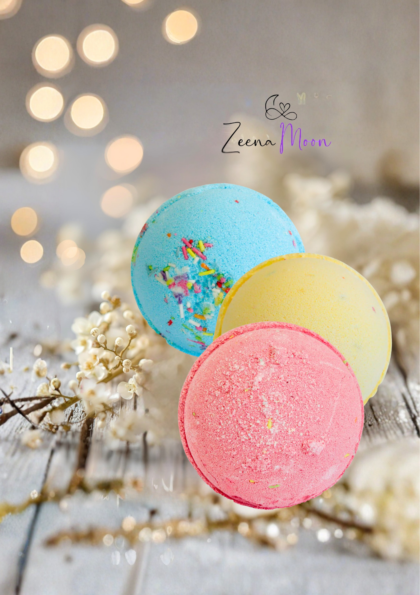 Set of Three Margarita Bath Bombs