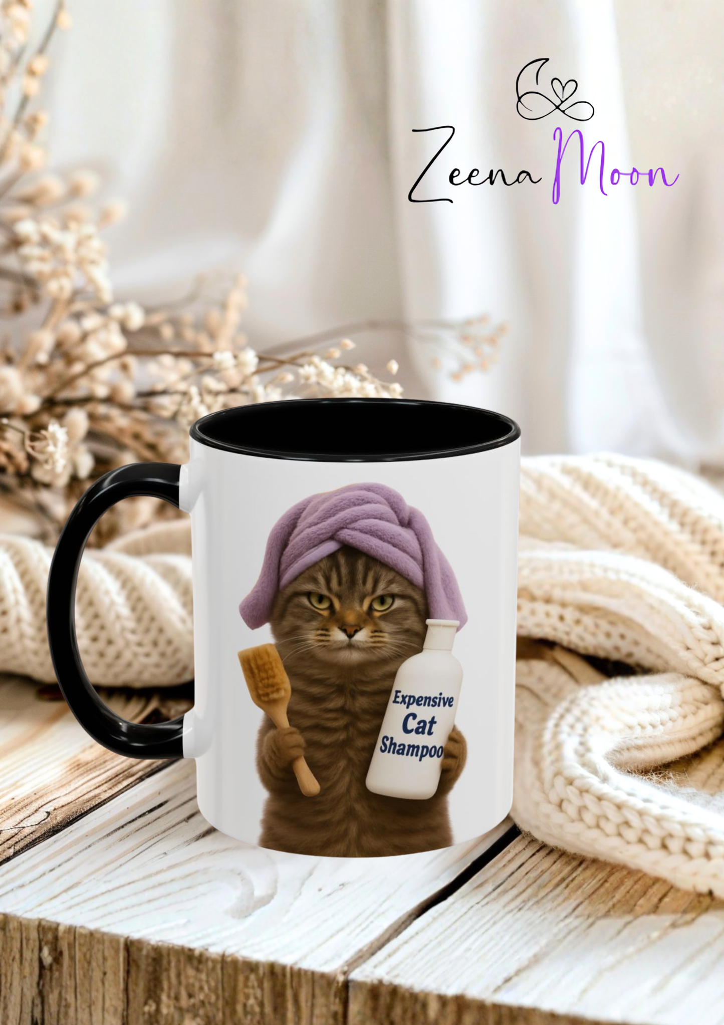 Funny Cat Coffee Mug, Gift for Cat Lovers, Cute Pet Mug, Animal Lover's Drinkware, Fun Coffee Cup, Unique Cat Themed Kitchenware