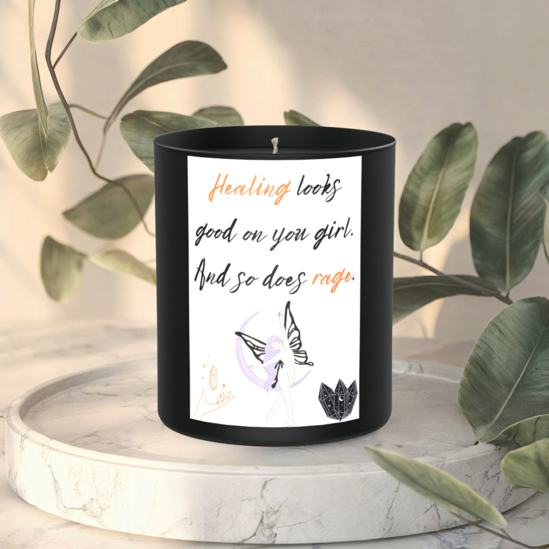 Healing and Rage 200g Black Candle ‘Dark Noir’