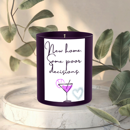 New Home Poor Decisions 200g Black Candle ‘Dark Noir’