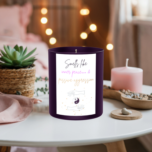 Smells Like Inner Peace... 200g Black Candle ‘Dark Noir’