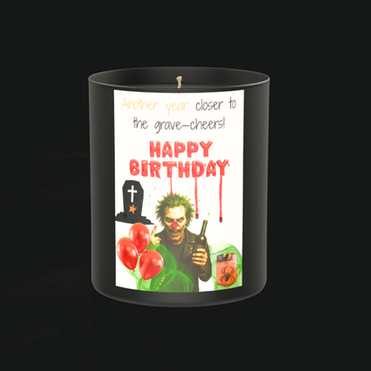 Another Year Closer To The Grave 200g Black Candle ‘Dark Noir’
