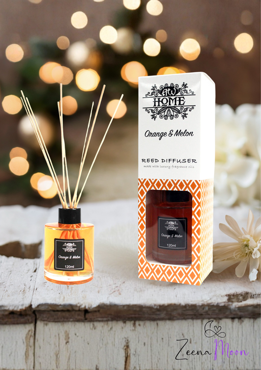 120ml Reed Diffuser - Orange & Melon