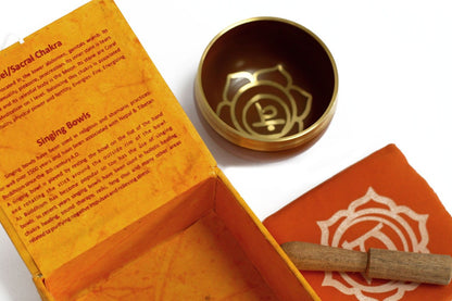 Sacral Chakra Singing Bowl – Meditation & Sound Bowl Set