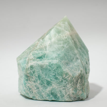 Natural Amazonite Crystal Points – Polished Gemstone Towers