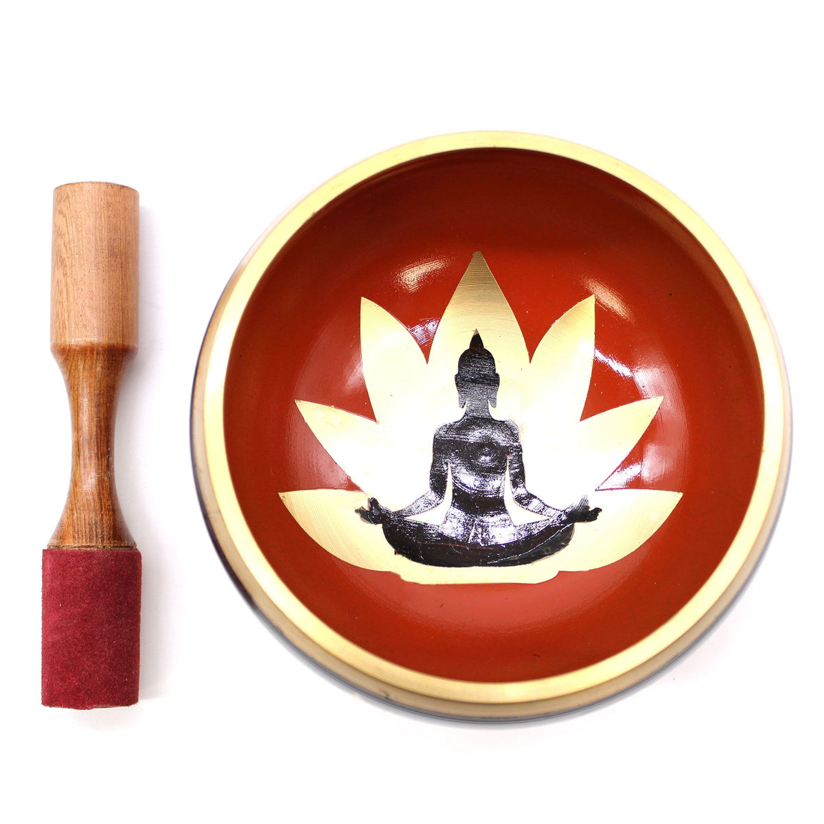 Large Buddha Singing Bowl Gift Set – 14cm C♯5