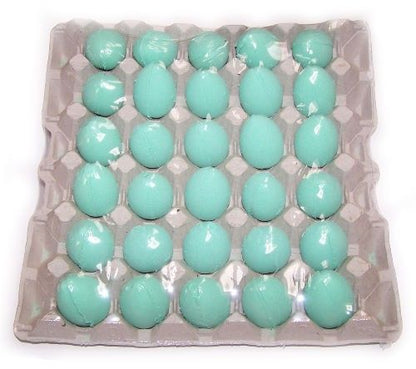 30x Bath Eggs in a Tray - Mango