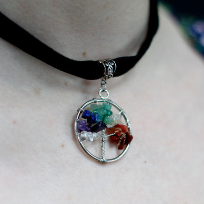 Chakra Tree of Life Necklace - Small