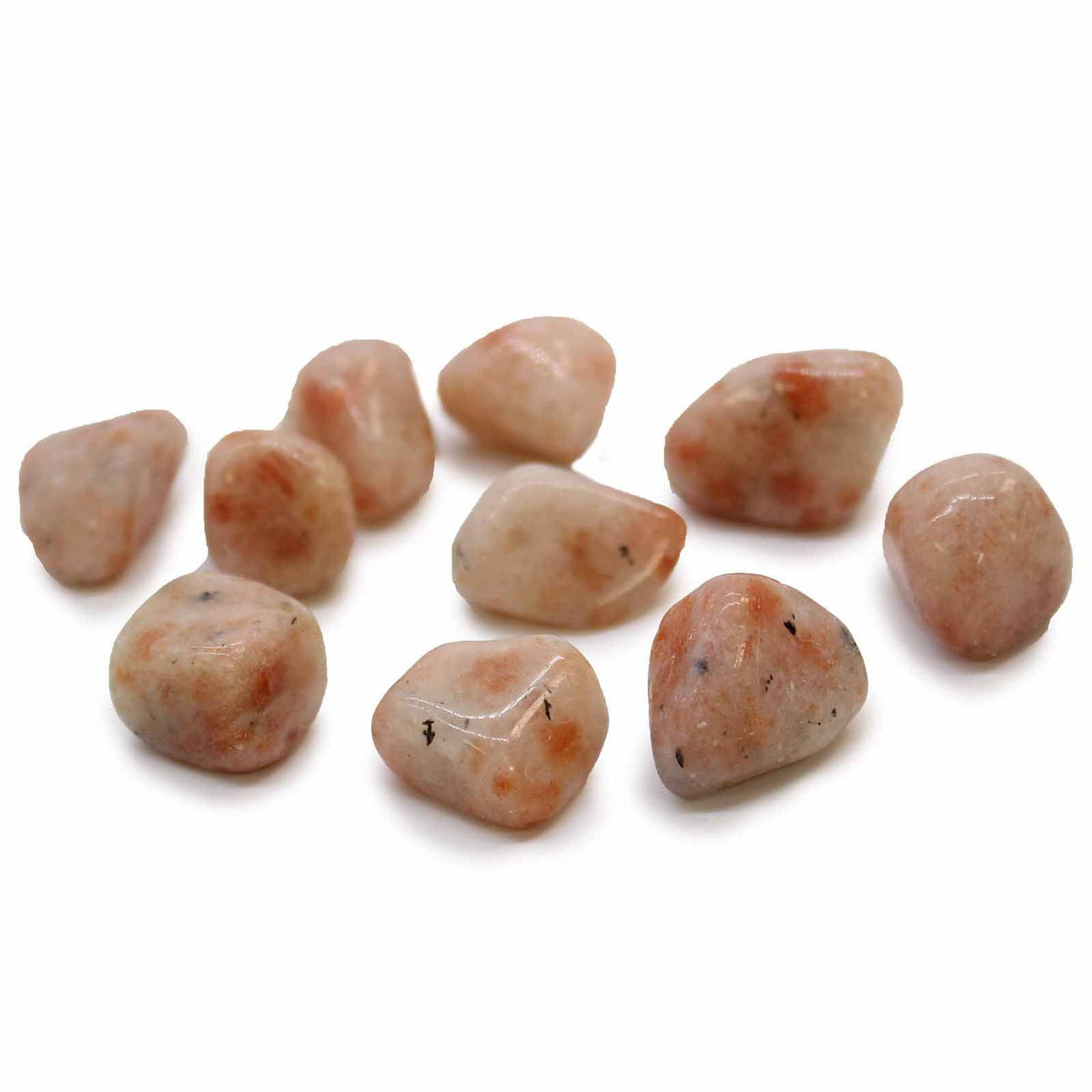 Large Sunstone Tumble Stones – Pack of 24 (20–30mm)