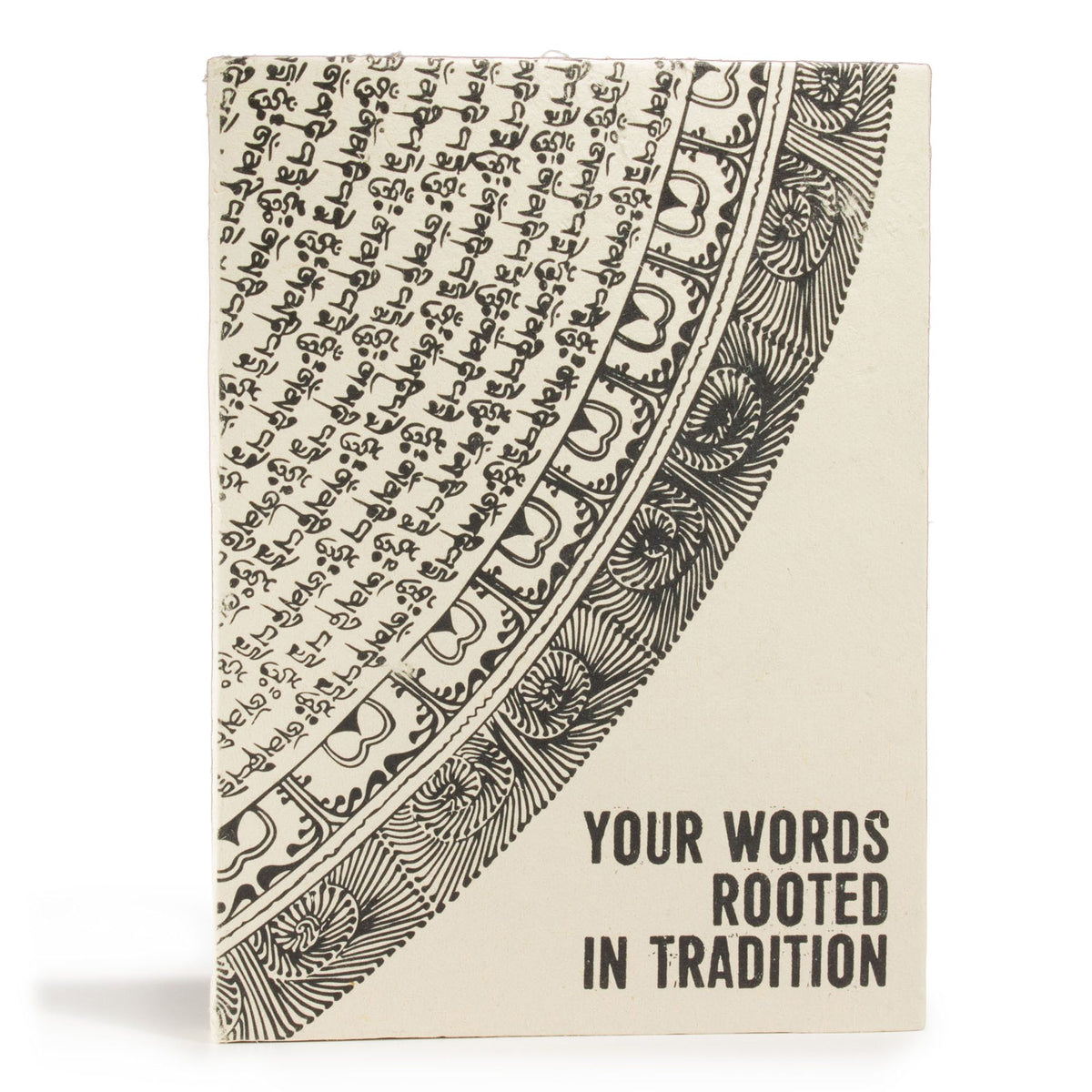 Your Words Rooted in Tradition – Lokta Paper Notebook