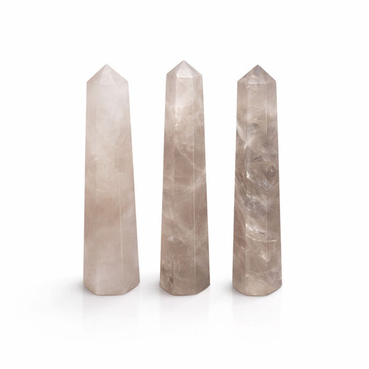 Smoky Quartz Obelisk Point | Six Face Crystal Tower