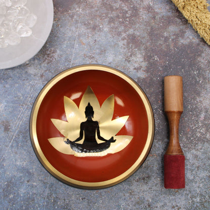 Large Buddha Singing Bowl Gift Set – 14cm C♯5