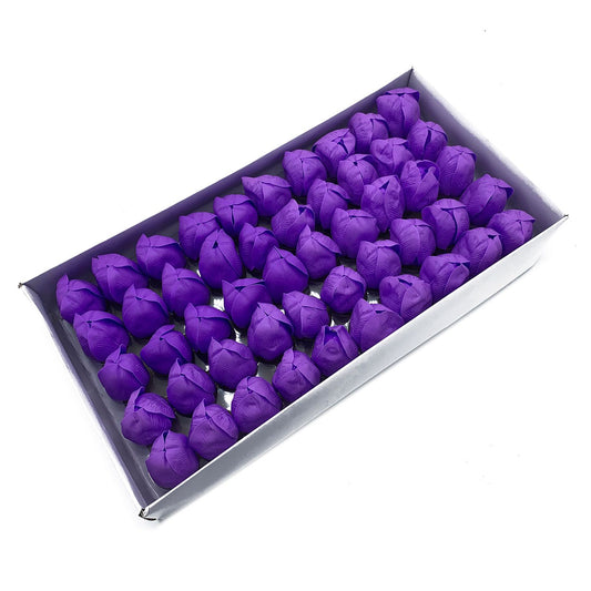 Craft Soap Flowerx x10 - Med Tulip - Lavender