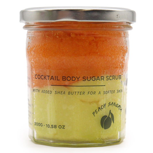 Peach Sangria Sugar Body Scrub 300g | Zeena Moon