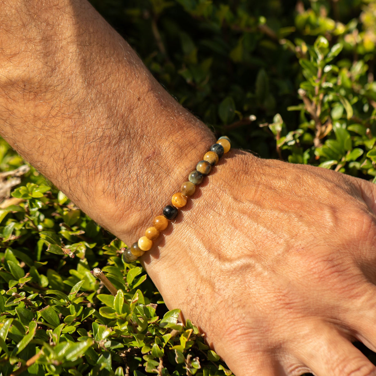 Dream Tiger Eye Crystal Bracelet – 6mm Petite Gemstone Beads | Courage & Confidence