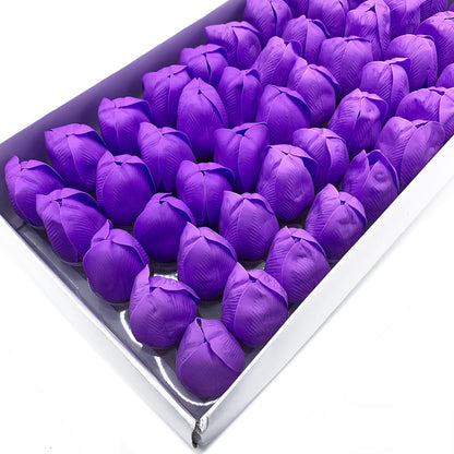 Craft Soap Flowerx x10 - Med Tulip - Lavender