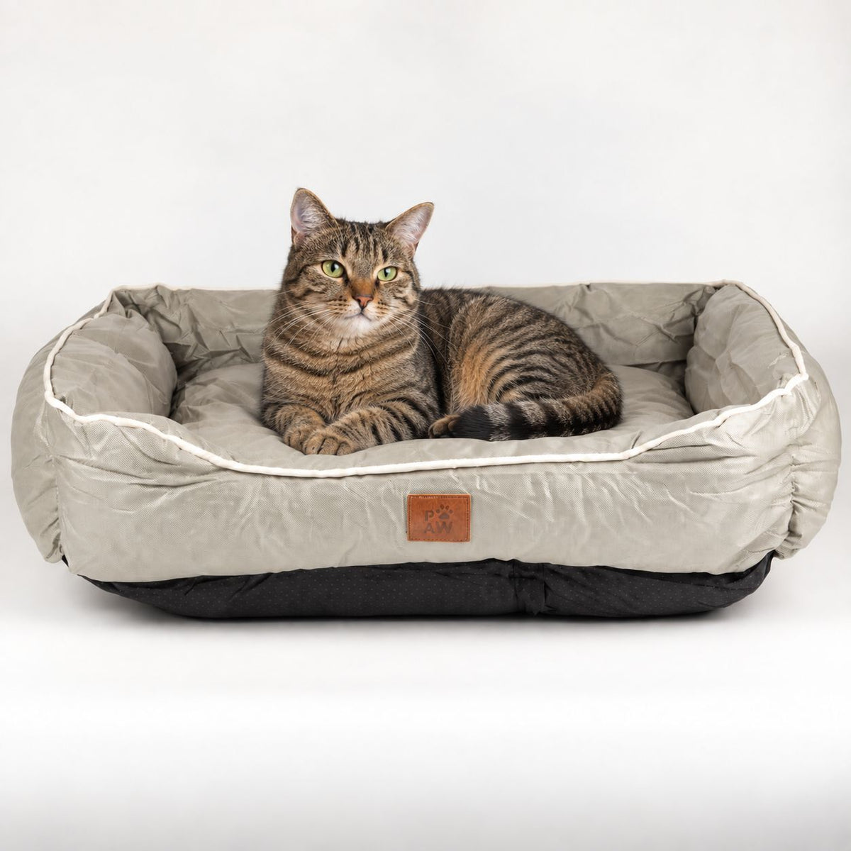 PAW Medium Cat & Dog Bed – Khaki Beige