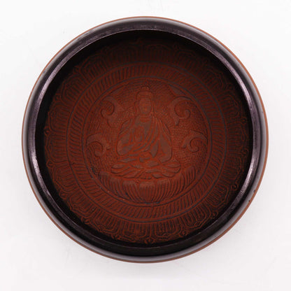 Earth Powder Singing Bowl 16cm – Om & Buddha Design