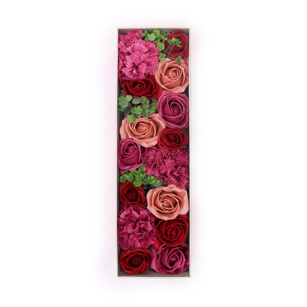 Vintage Roses Soap Flowers – Long Gift Box