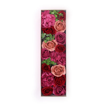 Vintage Roses Soap Flowers – Long Gift Box