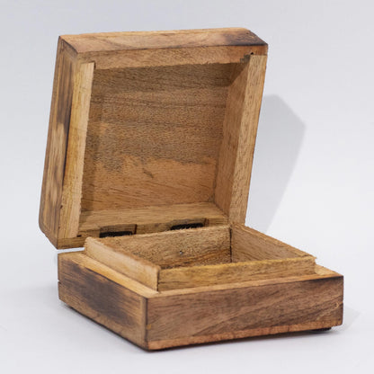 Hop Hare Big Enameled Square Box - The Sun