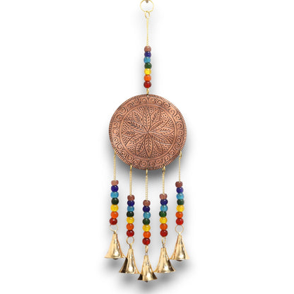 Indian Chimes - Med Tree of Life - Chakra Beads 5 Bells