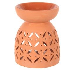 Large Terracotta Oil Burner | 20cm Wax Melt Warmer