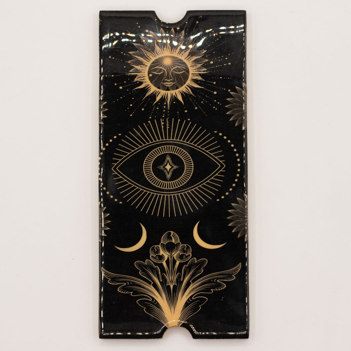 Mango Wood Tarot Storage Box with Card Holder – Four Sections