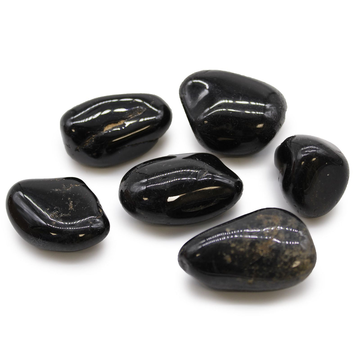 Black Onyx Tumble Stone – Protection, Strength & Grounding Crystal