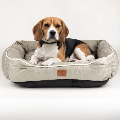 PAW Medium Cat & Dog Bed – Khaki Beige