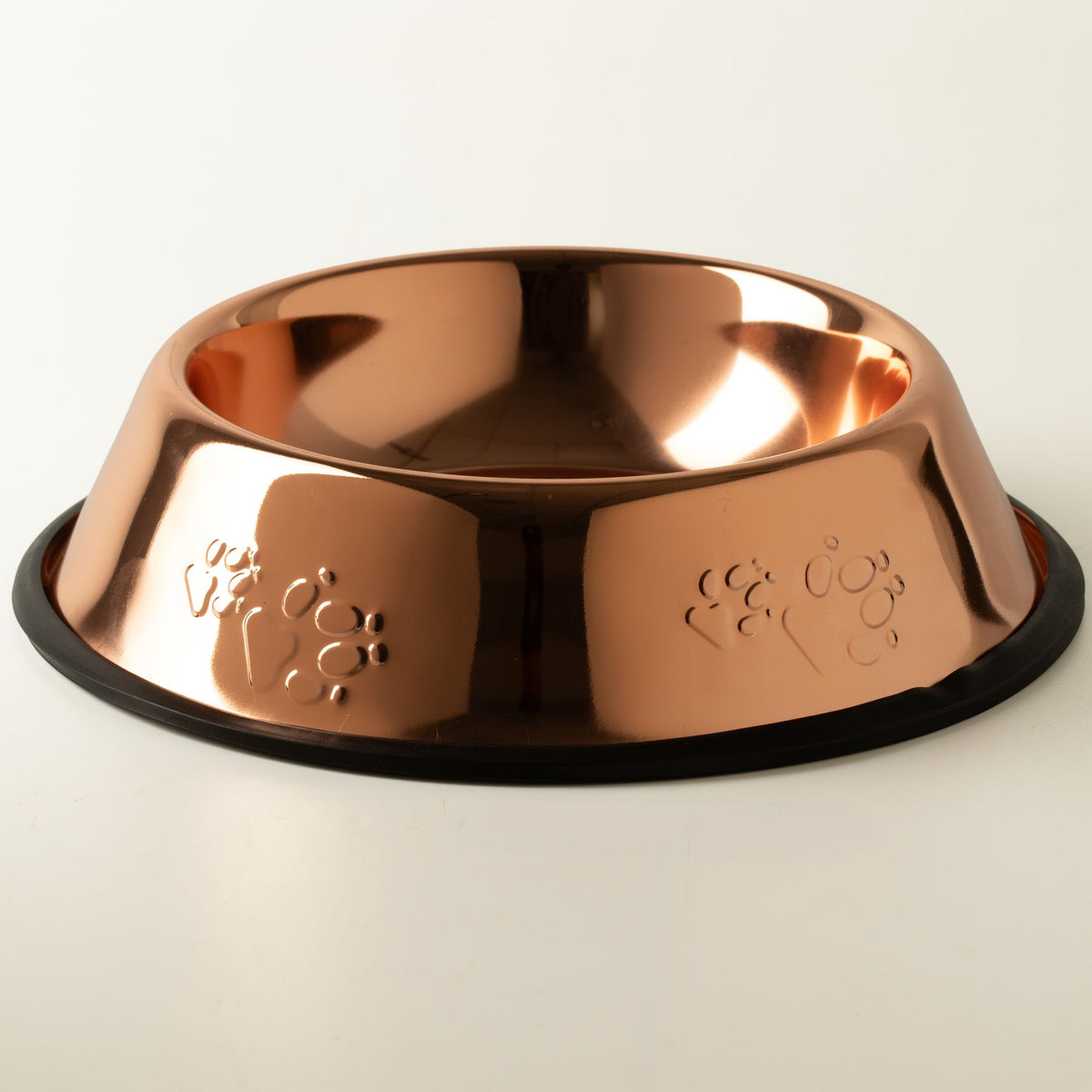 PAW Copper-Style Stainless Steel Cat & Dog Bowl – 22cm